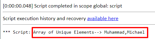 diff output in a ServiceNow background script